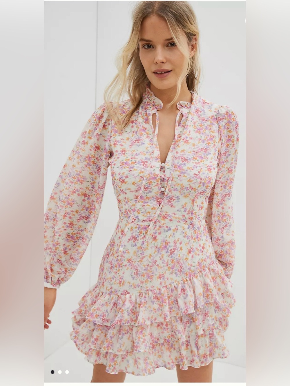Yumi Kim Jenna Ruffled Mini dress small GUC